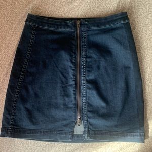 Free People denim skirt